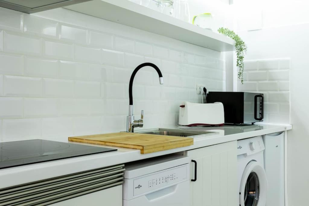 Apartament Loft Reformado En Marques De Vadillo Con Patio Privado Madryt Zewnętrze zdjęcie